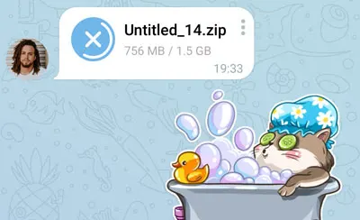 Android 上的下载进度计数器