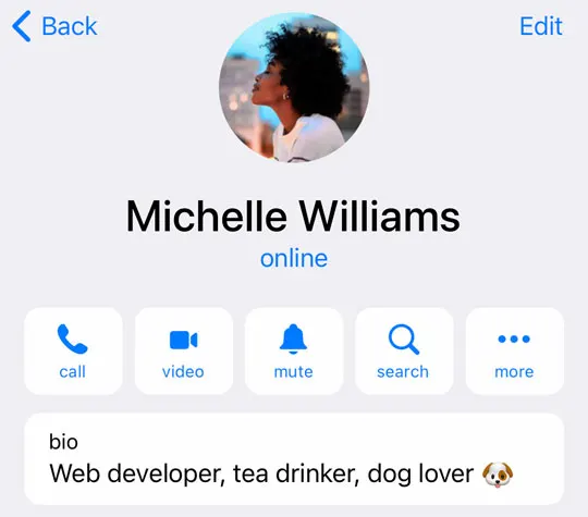 iOS 联系人资料页焕新