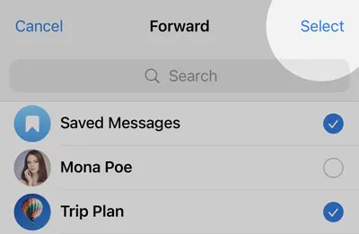 转发给多个收件人