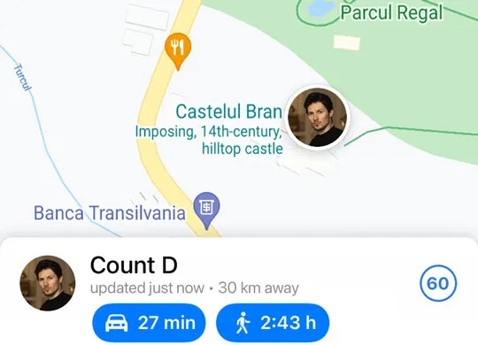 iOS 上新的出行时间按钮