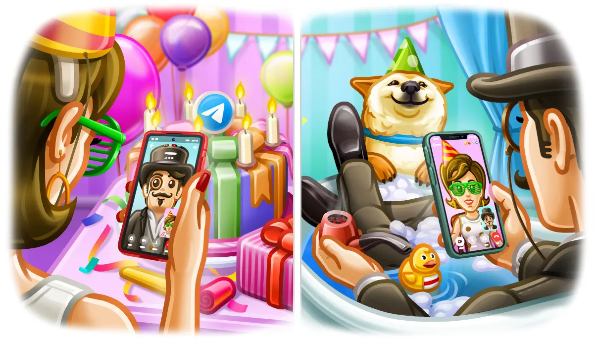 视频通话与 Telegram 七周年
