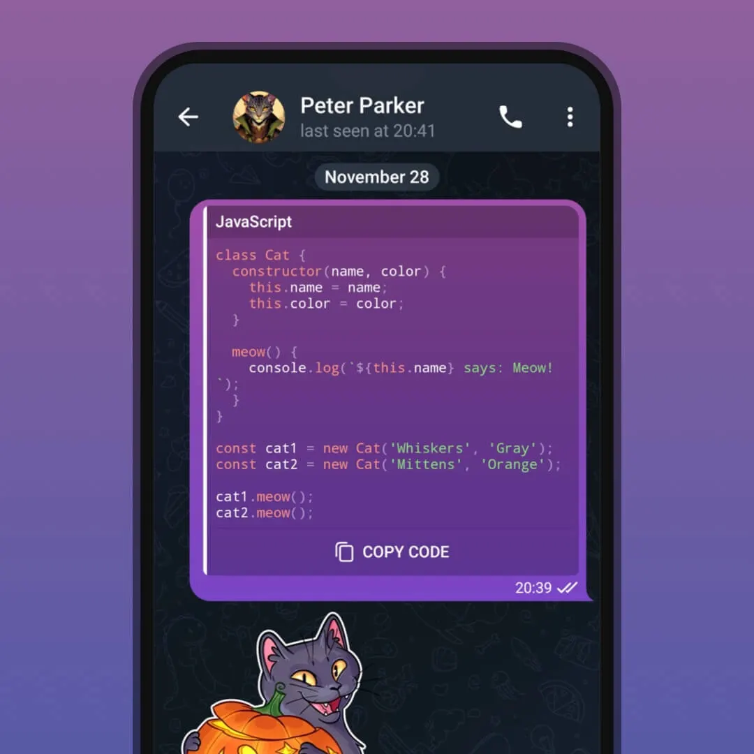 Code Highlighting