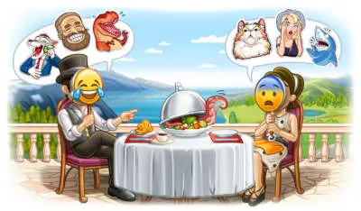 贴纸搜索、多张照片等
