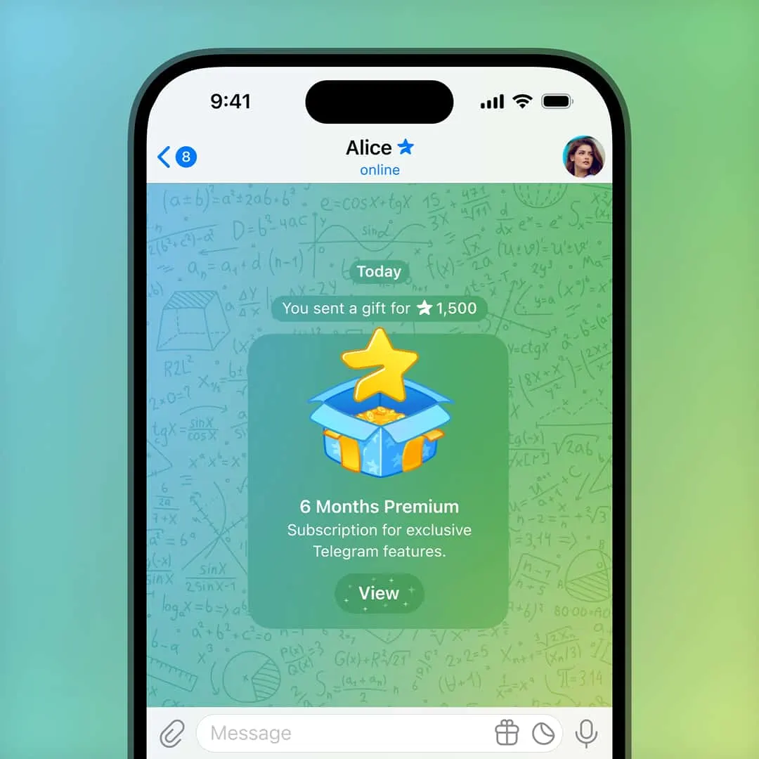 用 Stars 赠送 Telegram Premium