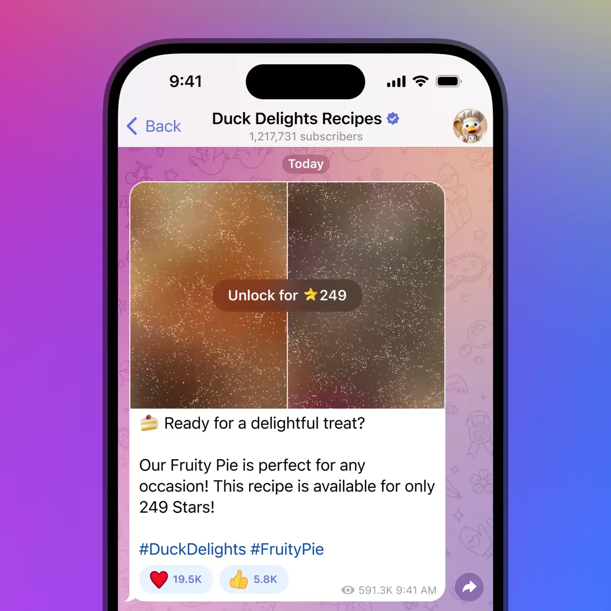 用 Telegram Stars 为内容付费