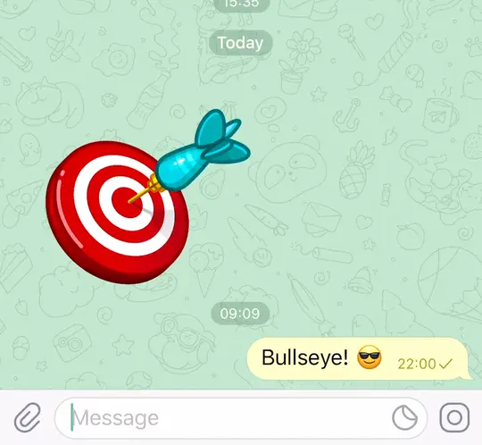 全新飞镖小游戏动画贴纸。