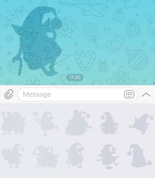 在贴纸加载时观看它们的轮廓