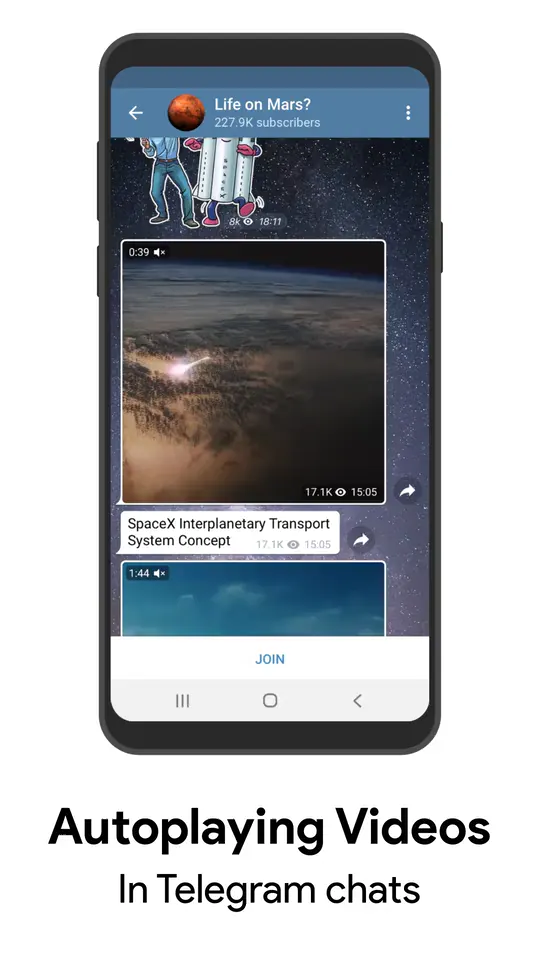 Telegram 5.4:视频自动播放、自动下载设置与多账号