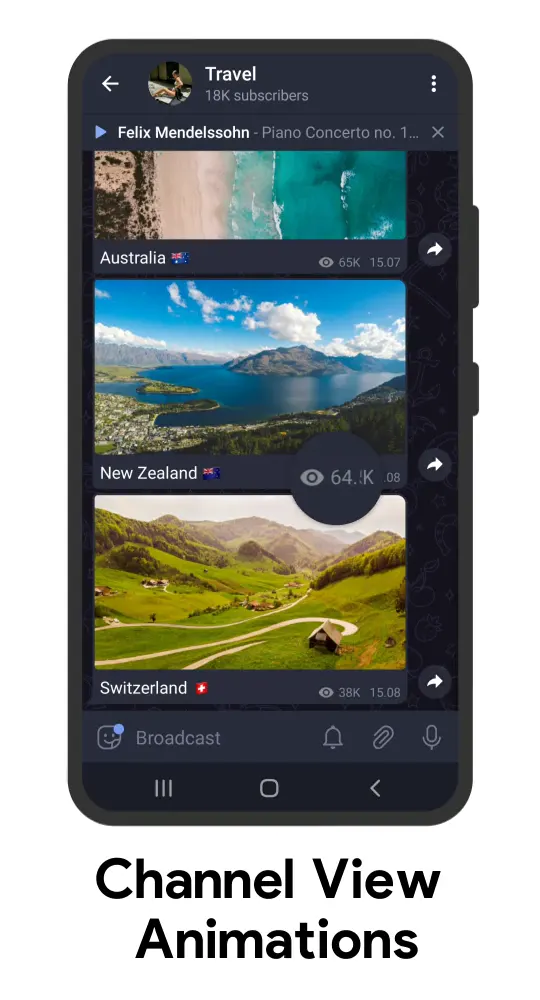 全新动画与 Android 独占功能