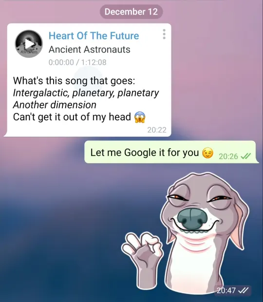 在 Android 版 Telegram 上选中部分消息文本