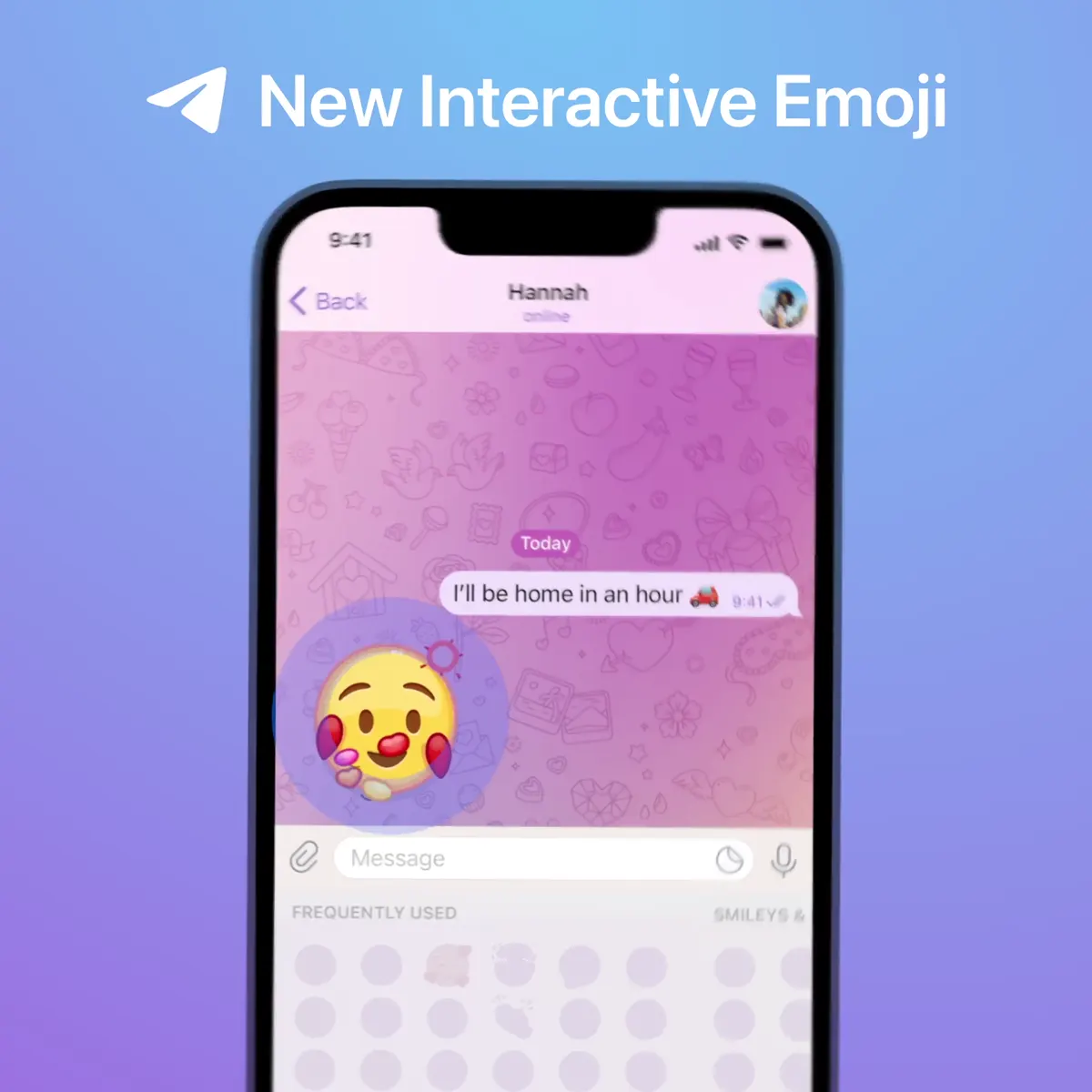 全新表情回应与互动 emoji