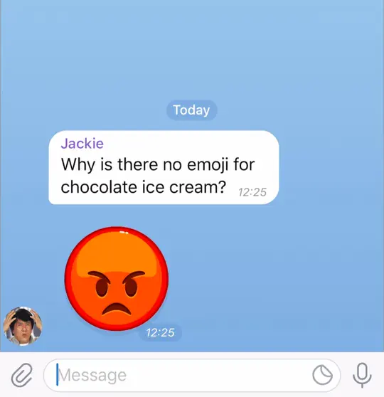 展示发送动态便便的视频。实际效果比听起来好多了。